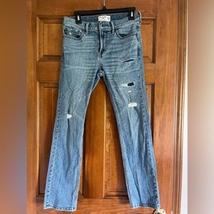 abercrombie kids boys ripped skinny jeans.